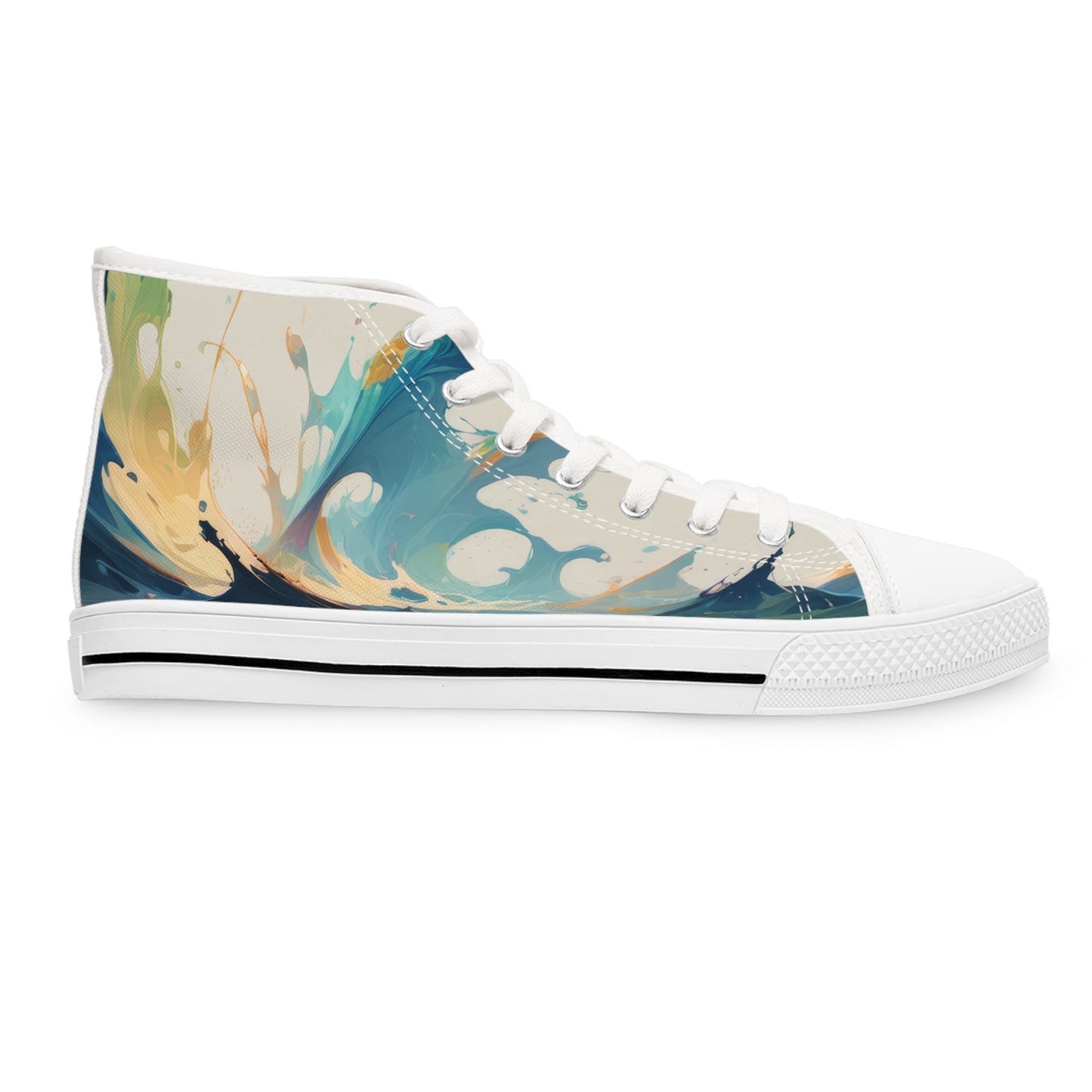 ColorWave - Women High Top Sneakers