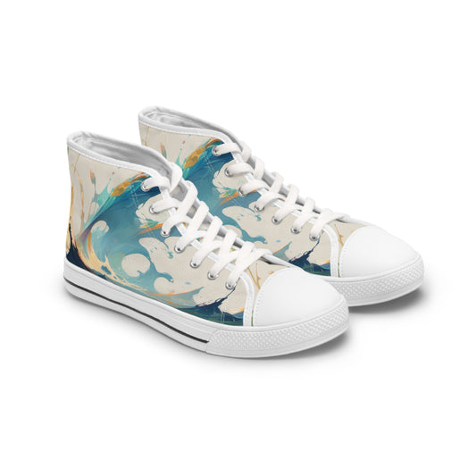 ColorWave - Women High Top Sneakers
